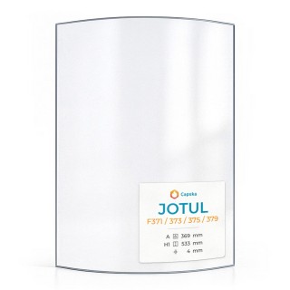 Vetro Curvo Jotul F371 / 373 / 375 / 379 - 369x533mm