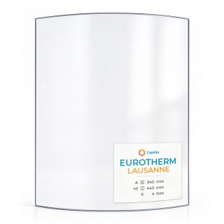 Eurotherm LAUSANNE Glass - Curved Glass Panel for Wood Burning Stove
