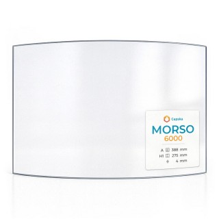Morso 6000 Glass - Curved Panel for Wood Burning Stove