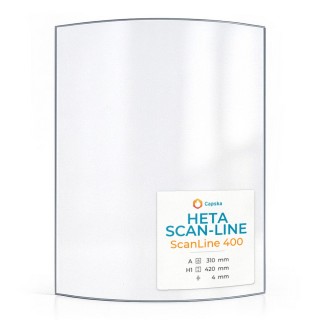 Heta Scan-Line 400 Glas - Hitzebeständiges Kaminglas