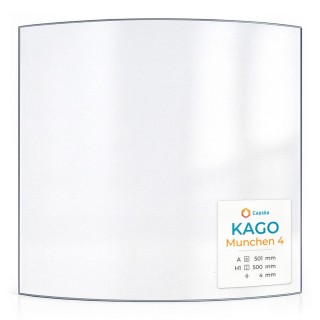 Kago MUNCHEN 4 Curved Glass Panel for Wood Burning Stove