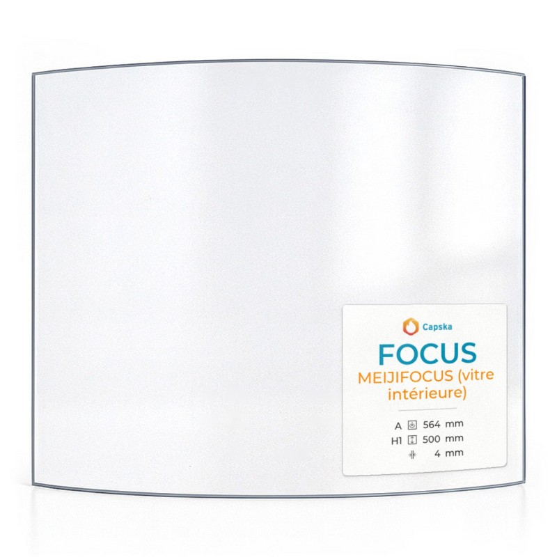 Vetro Focus MEIJIFOCUS - Vetro Curvo per stufa a legna