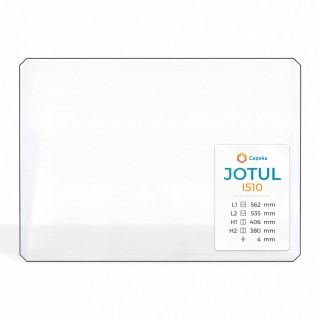 Jotul I510 Glas - 4 geschnittene Ecken Kaminglas