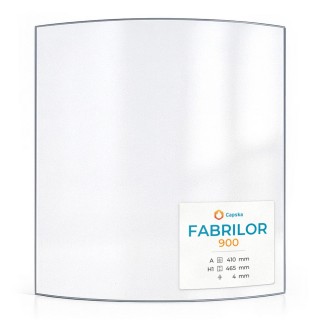 Fabrilor 900 Curved Glass Panel for Fireplace Insert