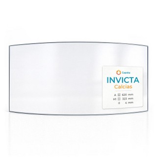 Vitre Invicta CALCIAS - Verre Courbe pour poêle à bois