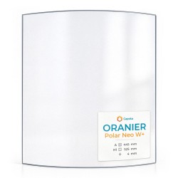 Vitre Oranier POLAR NEO W+ - Verre Courbe pour poêle à bois
