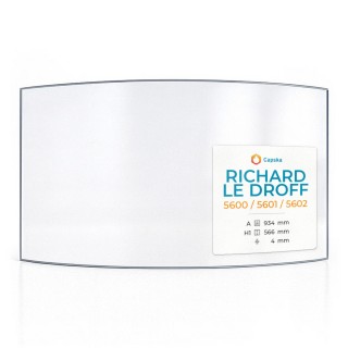 Richard Le Droff 5600/5601/5602 Glas - Kaminglas für Kaminofen