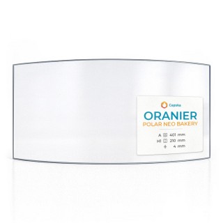 Oranier POLAR NEO BAKERY Glass - Curved Panel for Wood Burning Stove