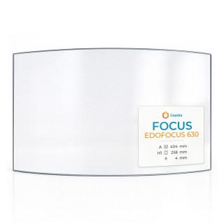 Vitre Focus Edofocus 630 404 x 258 mm - Verre Courbe Latéral - Capska