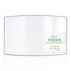 Vetro Focus EDOFOCUS 630 / 631 - Vetro Curvo Laterale serigrafato per stufa a legna