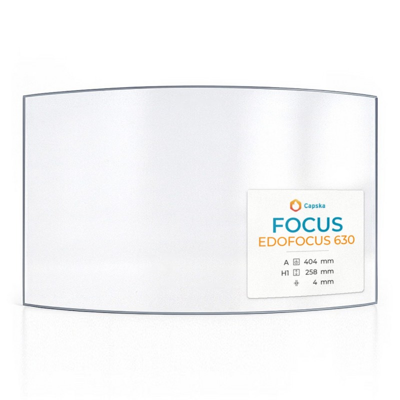 Vetro Focus EDOFOCUS 630 - Vetro Curvo per stufa a legna