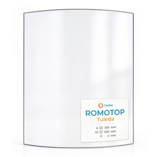 Romotop TULEDA Glas - Kaminglas für Kaminofen