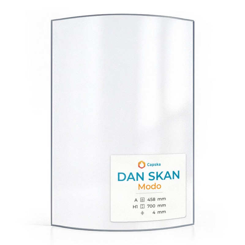 Dan Skan MODO Glass - Curved Glass Panel for Wood Burning Stove