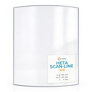 Heta Scan-Line 500 (C308) Glas - Kaminofen Ersatzglas