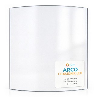 Arco CHAMONIX LE11 Glas - Kaminglas für Kaminofen