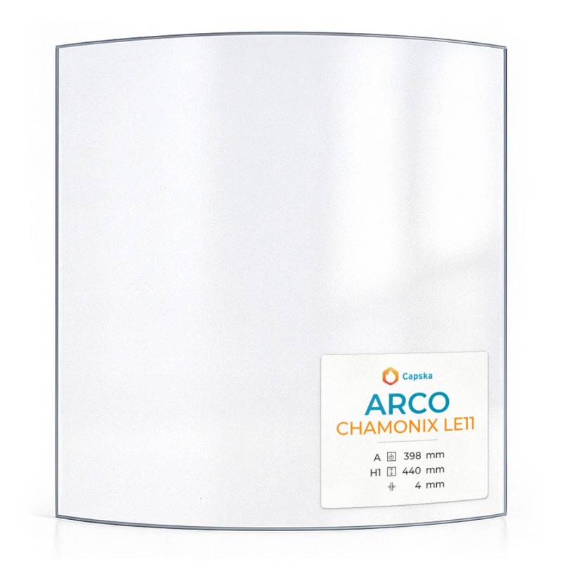 Arco CHAMONIX LE11 Glas - Kaminglas für Kaminofen