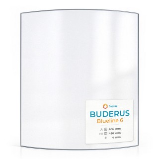 Buderus BLUELINE 6 Glas - Kaminglas für Kaminofen