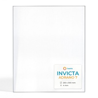 Vitre Invicta ADRANO 7 - Verre Rectangle pour poêle à bois