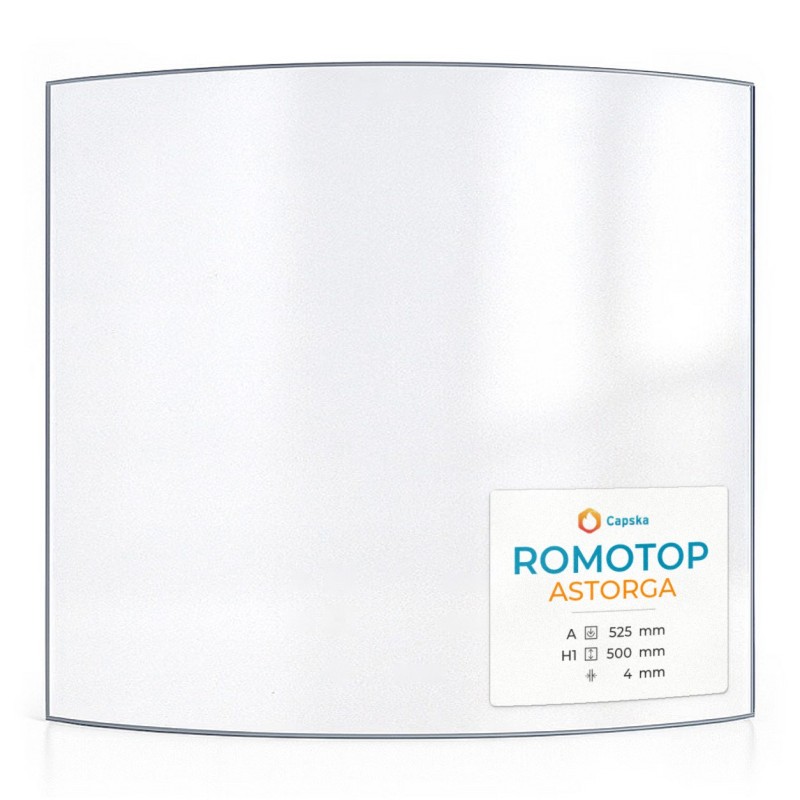 Vetro Romotop ASTORGA - Vitre COURBE | Resistente a 800°C