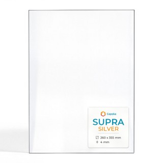 Vitre Supra SILVER - Verre Rectangle pour poêle à bois