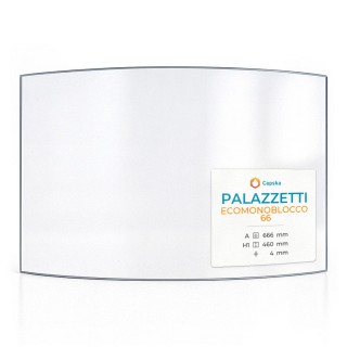 Palazzetti Ecomonoblocco 66 Glas Gebogen Kaminofen - Capska