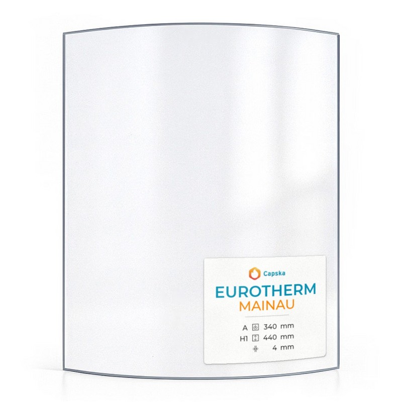 Vitre Eurotherm MAINAU - Verre Courbe pour poêle à bois