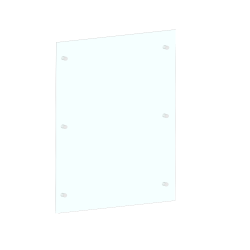 Protection Murale Verre 800X1200 Et Entretoises - Ref DN-027.PMV1