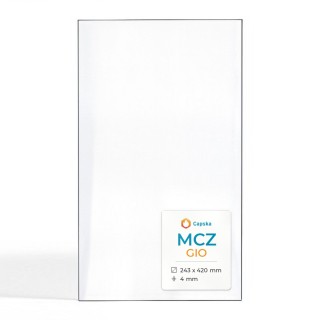 Mcz GIO Glas - Rechteck Kaminglas für Pelletofen