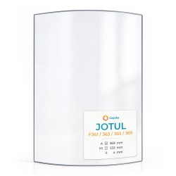 Vetro Jotul F361 / 363 / 365 / 369 - Vetro Curvo per stufa a legna