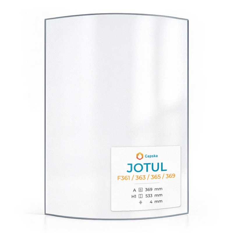 Vetro Jotul F361 / 363 / 365 / 369 - Vetro Curvo per stufa a legna