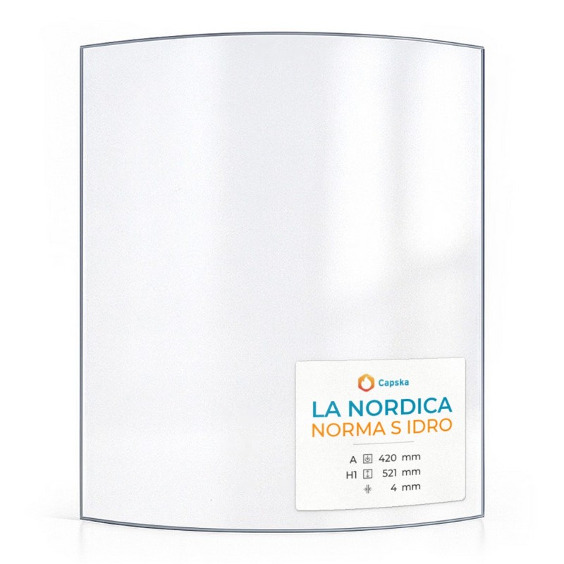 La Nordica NORMA S IDRO Glas - Kaminglas für Kaminofen