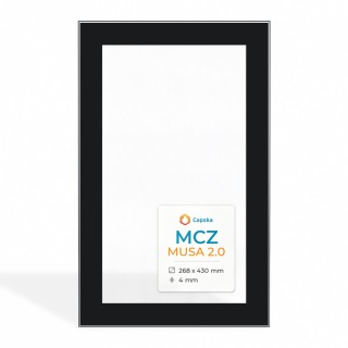 Mcz MUSA 2.0 Glass Panel for Pellet Stove - Rectangular Shape
