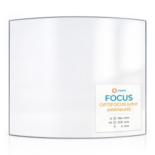 Vetro curvo per stufa a legna Focus OPTIFOCUS
