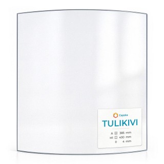 Vitre Tulikivi - Verre Courbe pour poêle à bois