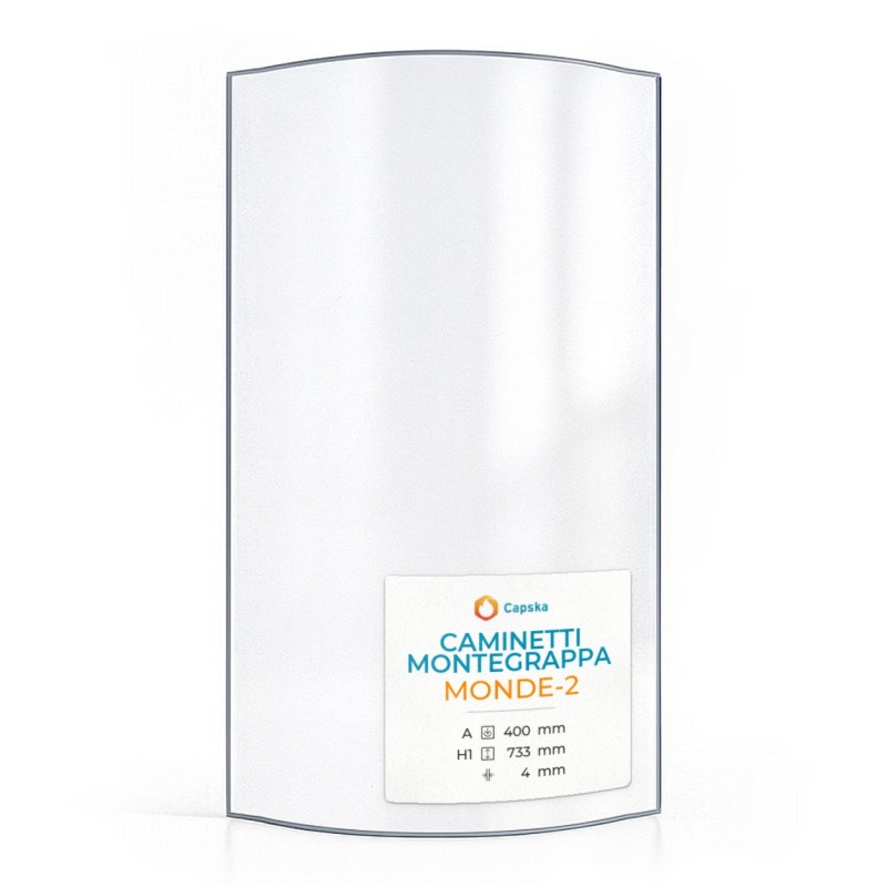 Vitre Caminetti Montegrappa MONDE-2 - Verre Courbe Sérigraphié