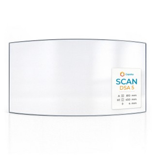 Vetro Scan DSA 5 - Vetro Curvo per stufa a legna