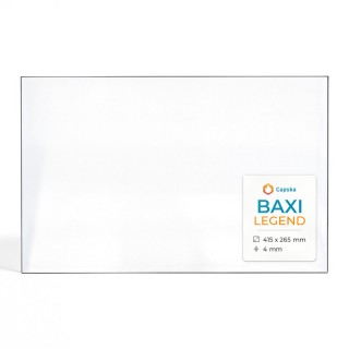 Vetro Baxi LEGEND - Vetro Rettangolo per stufa a legna