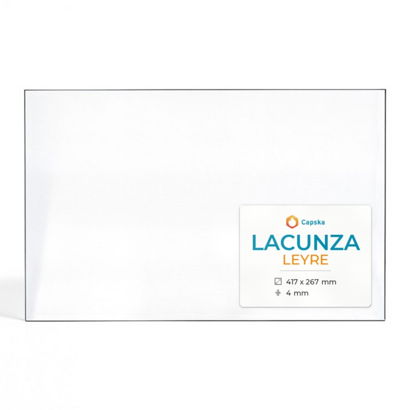 Lacunza LEYRE Glass Panel for Wood Burning Stove - Premium Quality