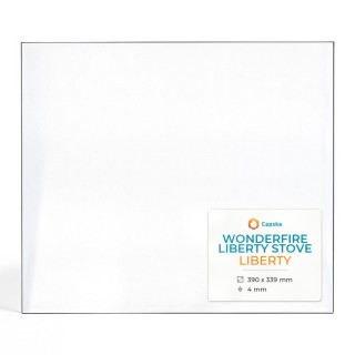 Wonderfire Liberty Stove LIBERTY Glass - Rectangular Panel