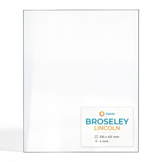 Vitre Broseley LINCOLN - Verre Rectangle pour poêle au gaz