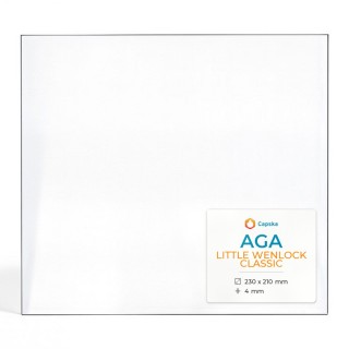 Aga LITTLE WENLOCK CLASSIC Glas - Rechteck Kaminglas für Kaminofen