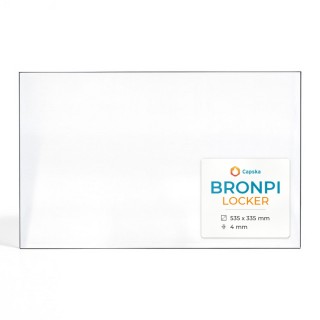 Bronpi LOCKER Glas - Rechteck Kaminglas für Kaminofen | Capska
