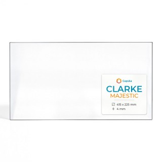 Clarke MAJESTIC Glass - Rectangular Panel for Wood Burning Stove