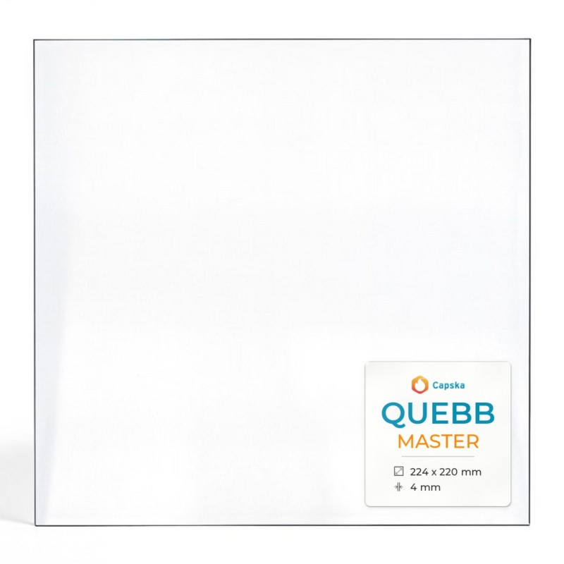 Vitre Quebb MASTER - Verre Rectangle pour poêle à bois