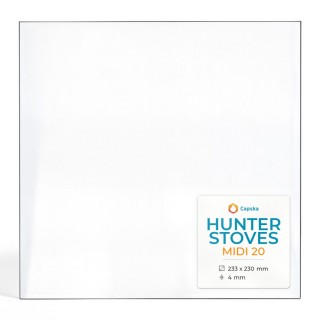 Hunter MIDI 20 Glass Panel for Wood Burning Stove