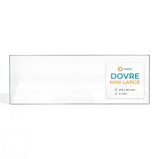 Vetro Dovre MINI LARGE - Vetro Rettangolo per stufa a legna