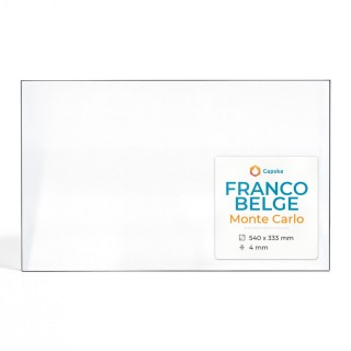 Vitre Franco Belge MONTE CARLO - Verre Rectangle pour poêle à bois