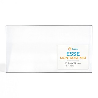Vitre Esse MONTROSE MK1 - Verre Rectangle pour poêle à bois