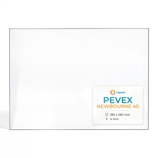 Vitre Pevex NEWBOURNE 40 - Verre Rectangle pour poêle à bois