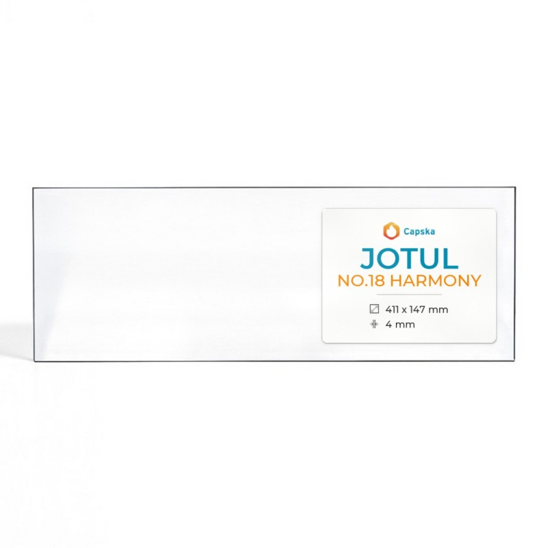Vitre Jotul NO.18 HARMONY - Verre Rectangle pour poêle à bois